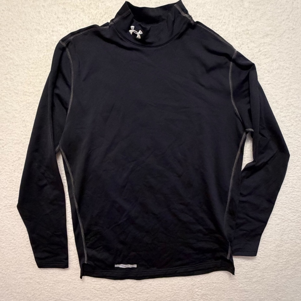 NIKE Women's ColdGear Mock Turtleneck Fitted Size Medium FW10